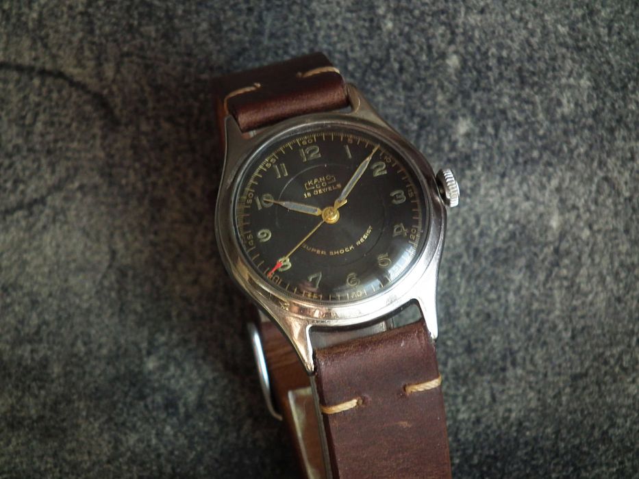 Kano CO niemiecki zegarek mechaniczny lata50