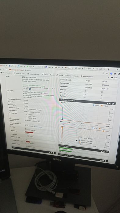 Pfsense firewall, Truenas Nuvem proprietária e  servidores Linux
