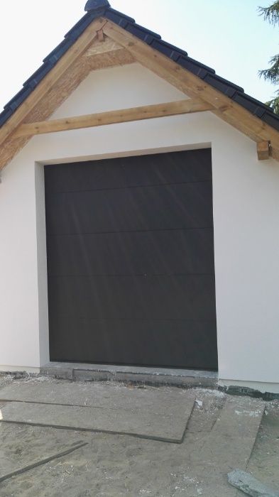 GROS Brama Segmentowa 300x300 Antracyt