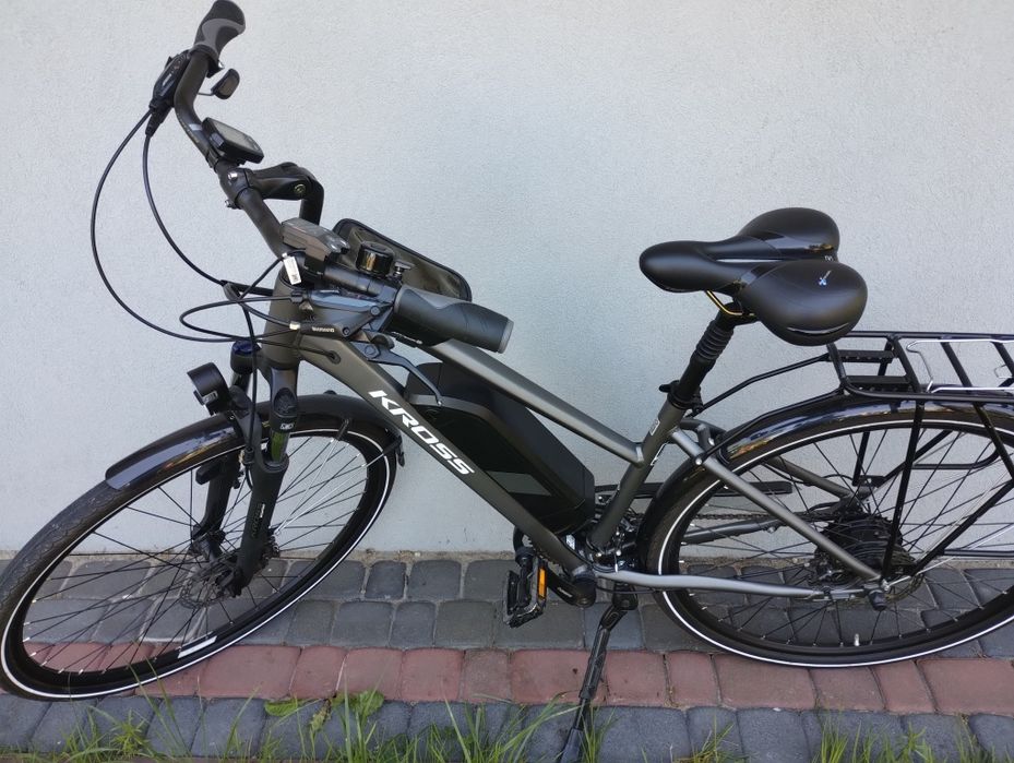 Rower damski elektryczny Kross trans hybrid