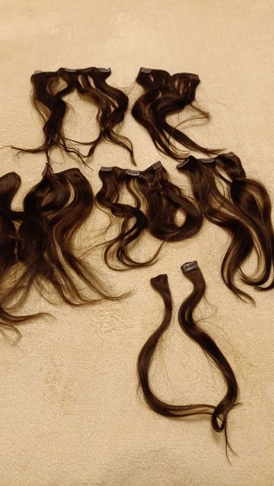 Натуральне волосся для нарощування перука Sunya Clip-in, парик