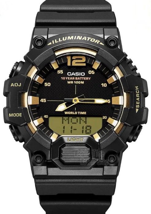 Кварцевий годинник Casio HDC-700 | G-shock | Casio MRW-210H-1AVDF