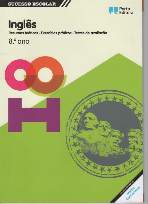 Livro de exercícios de inglês  - 8º ano