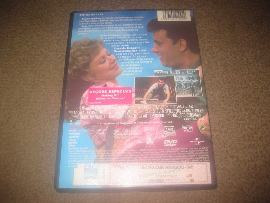 DVD "Um Dia a Casa Vem Abaixo" com Tom Hanks/Raríssimo!64751021245826121
