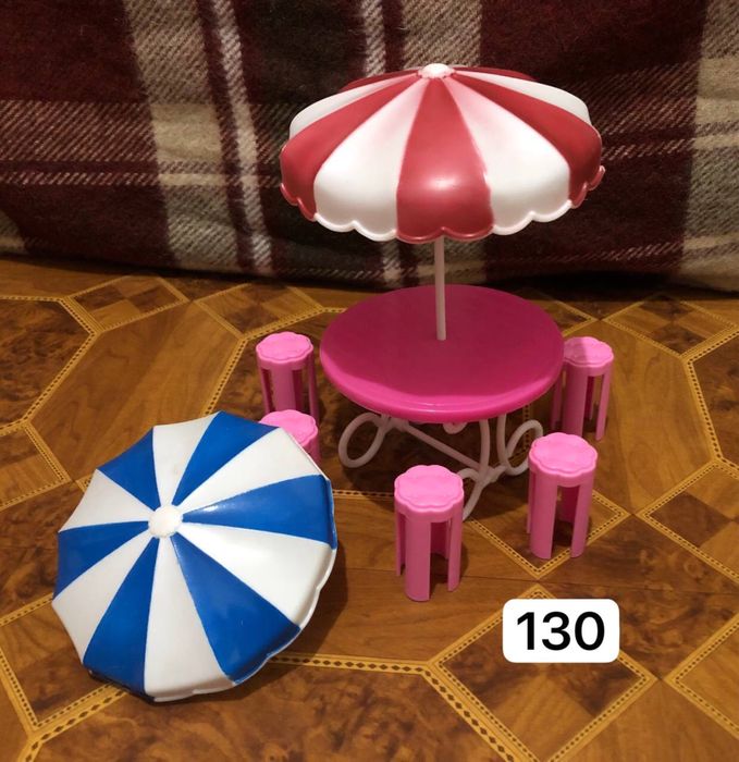 Кукольный домик и мебель, кукольный бассейн