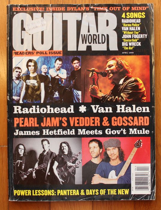 Revista Guitar World, Abril 1998