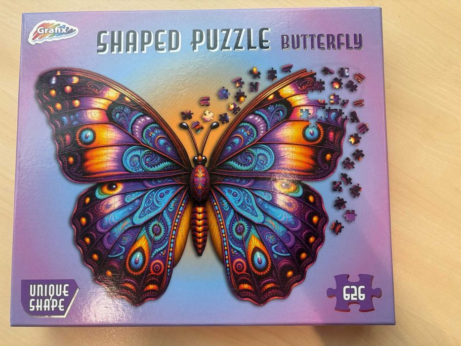 Puzzle Grafix - shaped puzzle -Butterfly