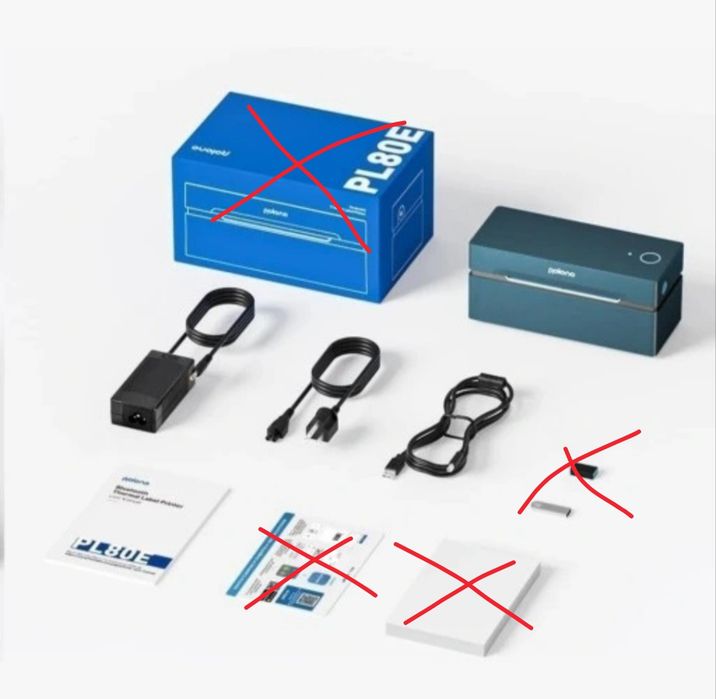 Drukarka Etykiet Termiczna Polono PL80E Bluetooth - NOWA