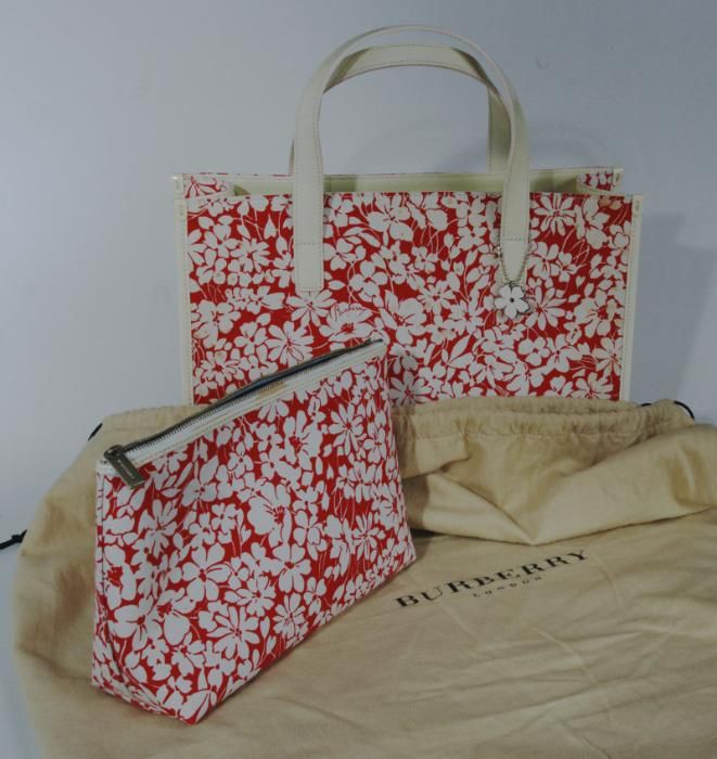 Conjunto mala carteira de senhora Burberry
