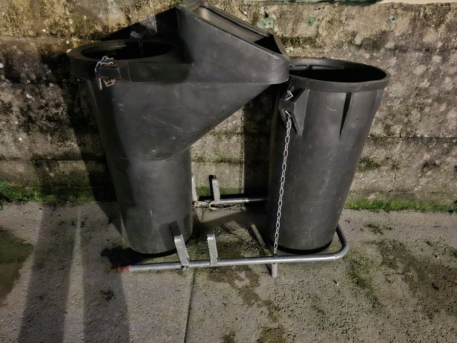 Condutas de descarga de entulho