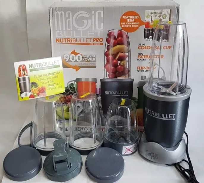 блендер NutriBullet 900 Вт миксер для смузи измельчитель мощный качест