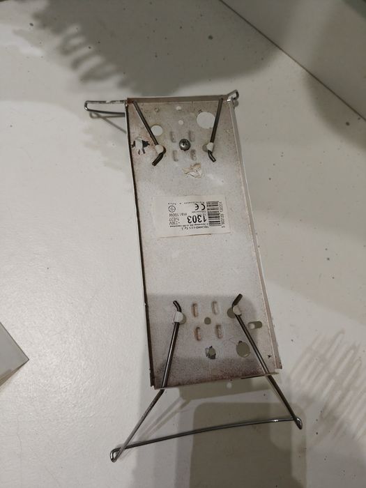 Szklany ozdobny kinkiet