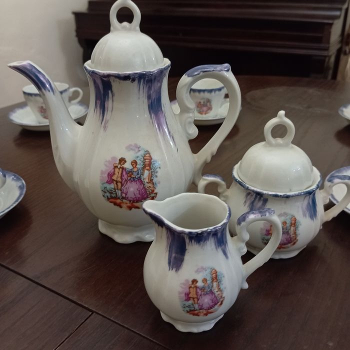 Conjunto de chá de porcelana japonesa