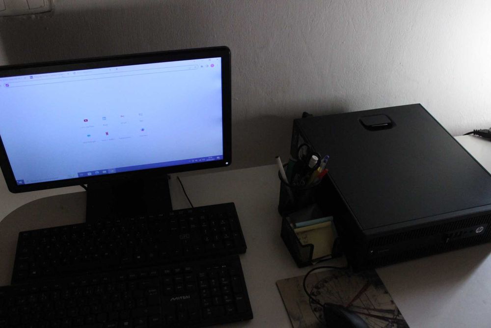 Computador Desktop + Monitor + Teclado