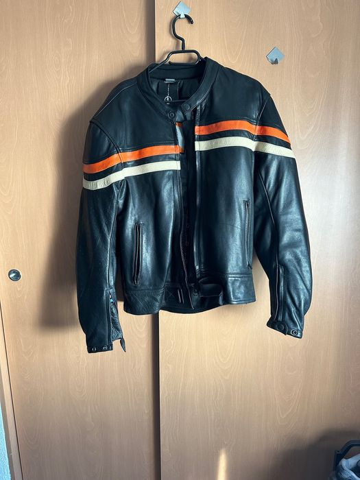 Casaco motard pele