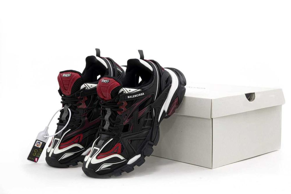 Мужские кроссовки Balenciaga Track 2.0 Black Red 41-45 Новинка Осени!