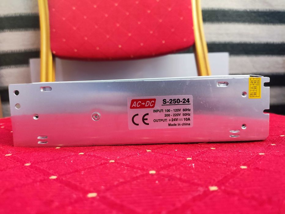 Zasilacz impulsowy modułowy Transformator AC-DC S-250-24 taśm drukarki