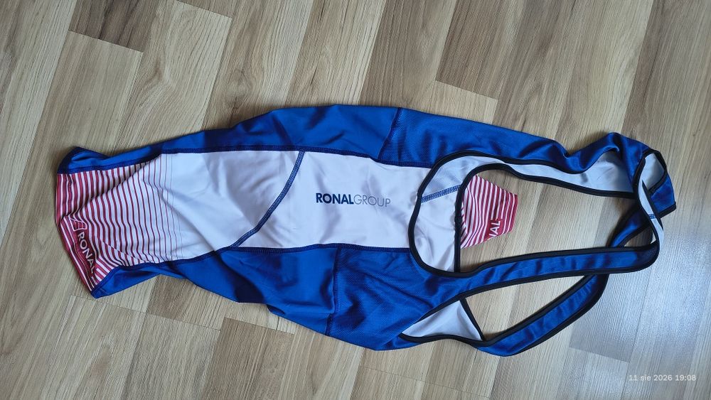 Spodenki rowerowe nowe szelki wkładka