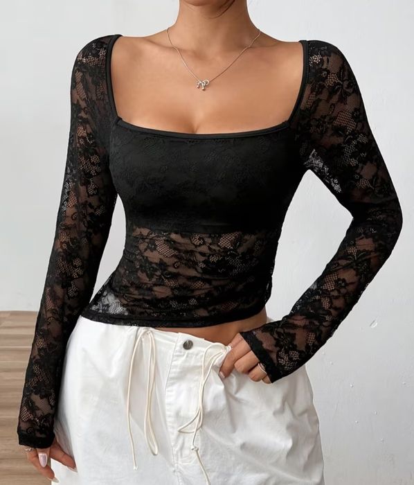 Мереживний топ / кружевной топ