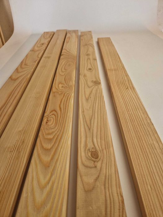 Deski strugane sztachety na płot balustrady listwy warzywniak Modrzew