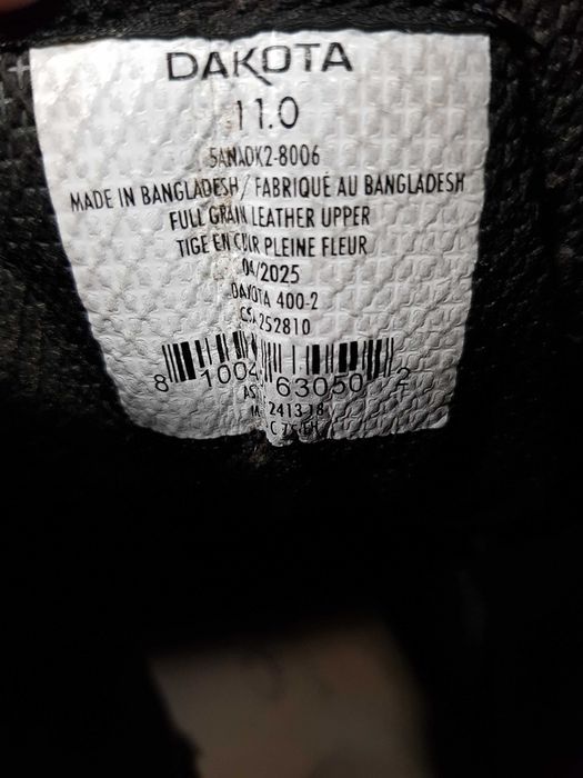 Buty robocze DAKOTA rozm 44 wkł 29,5 cm