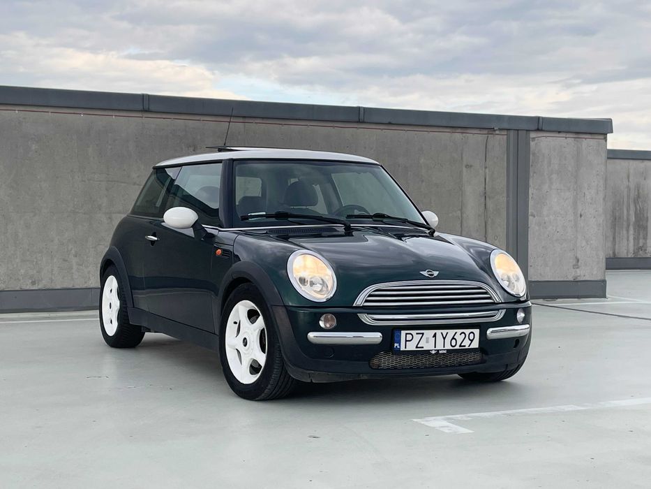 Mini Cooper 1,6 116KM british racing green // bogate wyposażenie - Klima aut., szyberdach // 5 lat w rodzinie