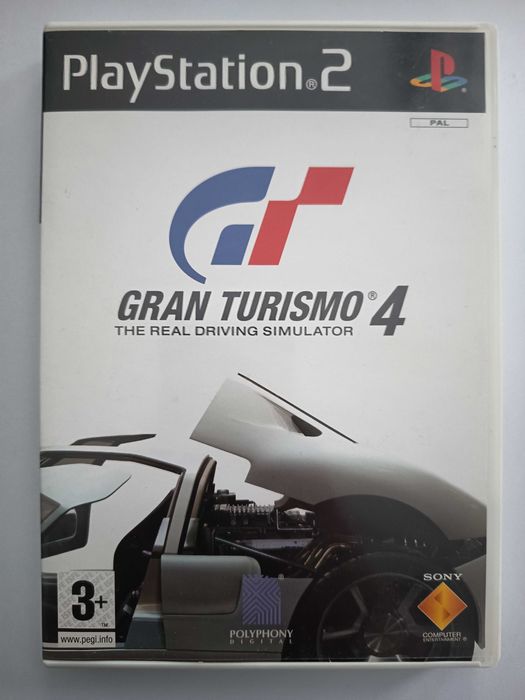 Gran Turismo 4 PS2 PlayStation 2 skandynawska okladka gra po angielsku