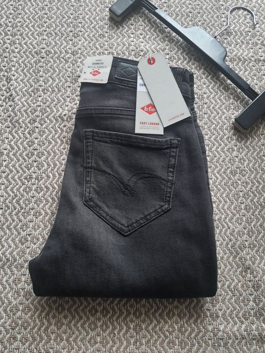 Czarne jeansy damskie Lee Cooper XS/S