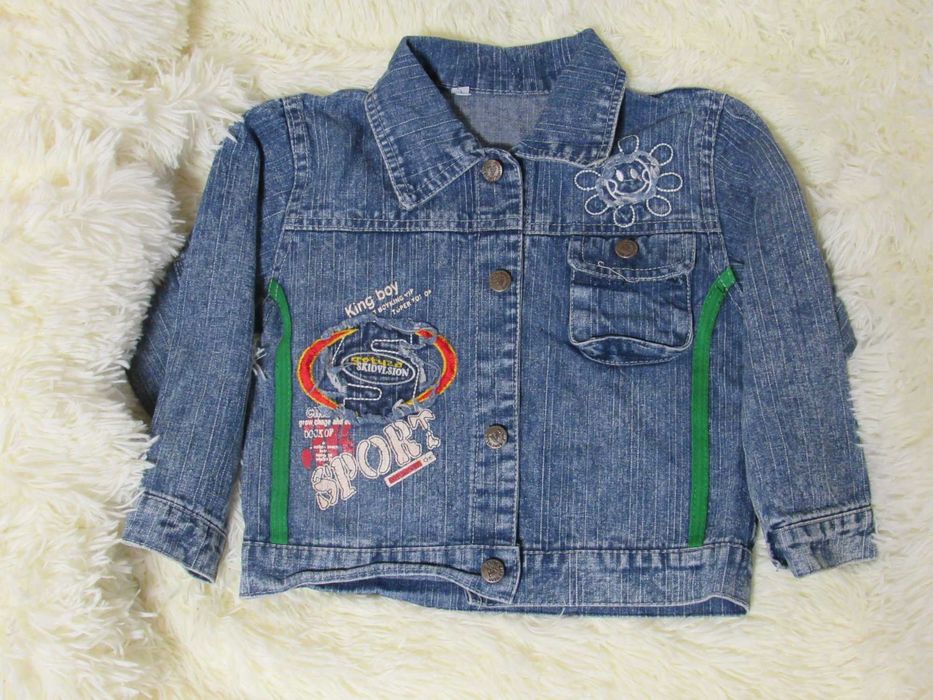 пиджак джинсовый