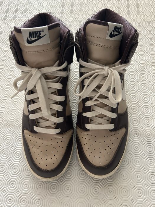 Nike Dunk High Premium SB “ Brown Tweed “ Raro de 2007 Edicao limitada