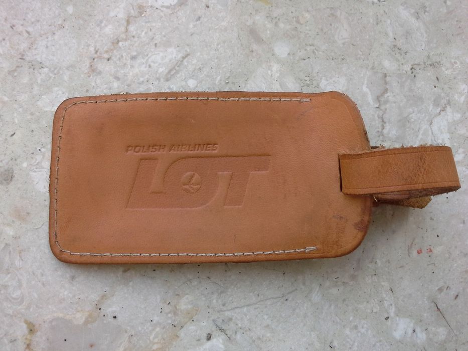 Zawieszka bagażowa LOT. Polskie linie lotnicze.Lata 80'te