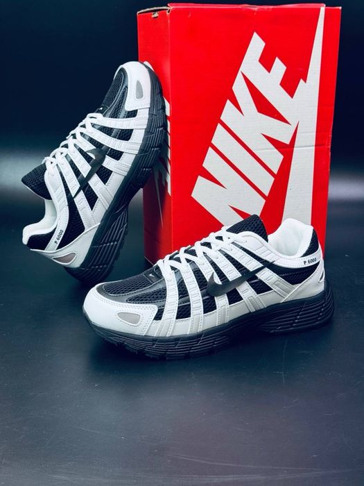 Мужские красовки найк 6000 Найки ОСЕНЬ кожаные молодежные кросивки Nike P-6000 кожаные красивки Кроссовки мужские найк