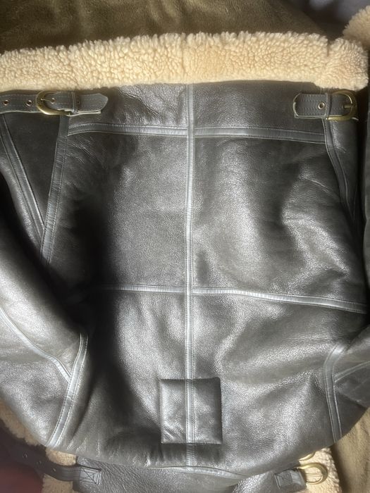 Schott NYC kurtka pilotka B-3 (aviator) shearling – skóra – rozmiar M