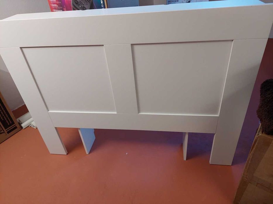IKEA Brimnes Cabeceira c/arrumação, branco, 146 cm Como NOVO
