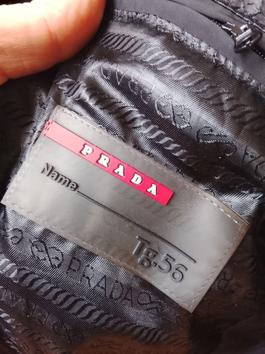 Prada oryginalne lekkie wiosnę nylon kurtki męskie jak nowe