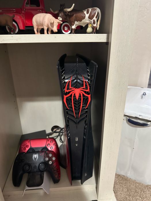 Кастомная декоративная вставка для PS5 “Spider Man”