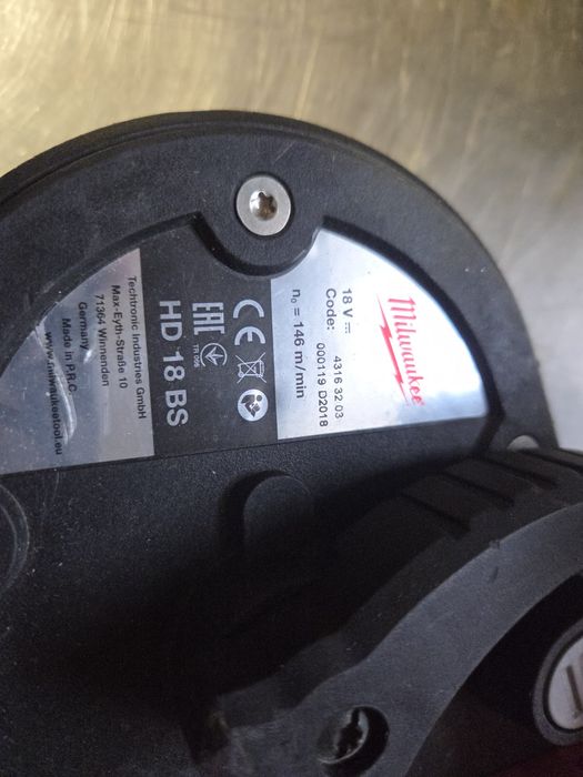 Milwaukee HD18 BS-0 - pilarka taśmowa m 18 V, HEAVY DUTY,