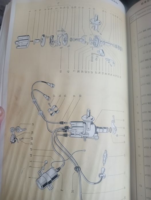 Volkswagen Carocha, catálogo de peças