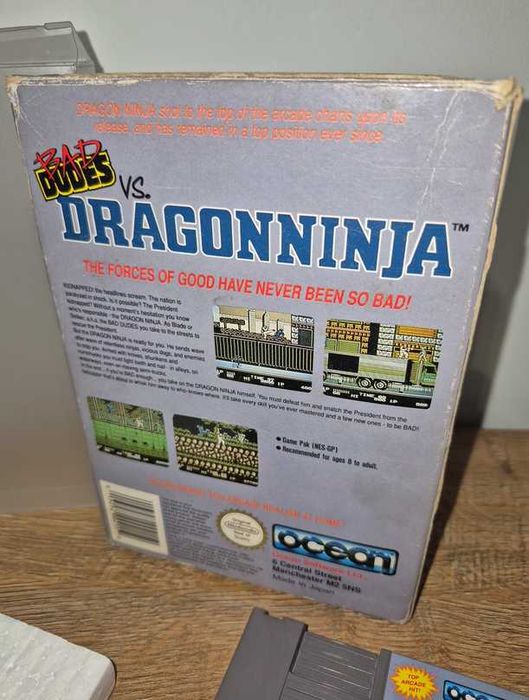 BAD DUDES versus Dragon Ninja - Nintendo NES PAL A KOMPLET