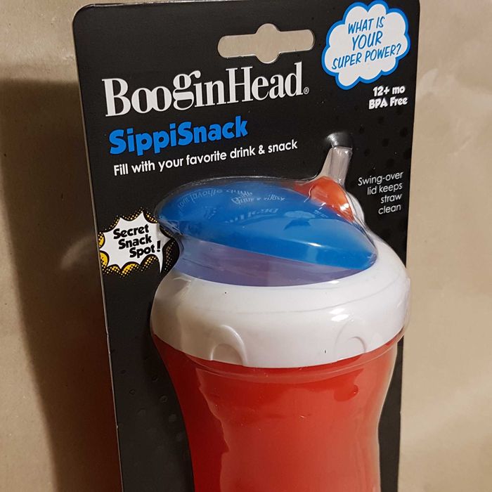 Поильник с трубочкой снечницей 2-в-1 Boogin Head Munchkin Chicco Avent