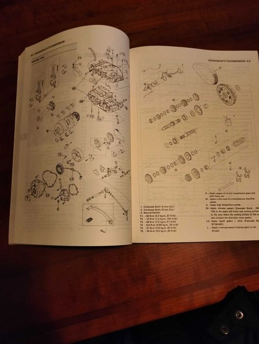 Manual técnico oficial -  Kawasaki EN 400 e EN450