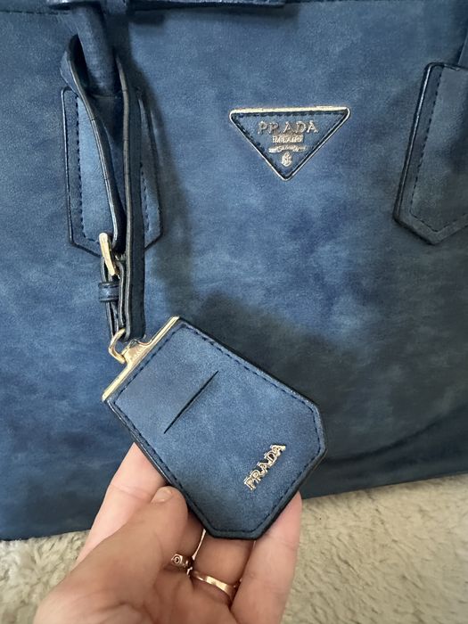 Torebka torba prada milano suede