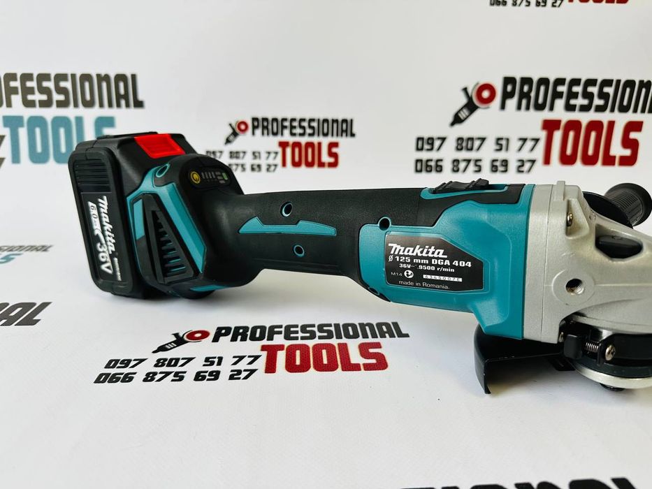 Аккумуляторная Болгарка Makita DGA404 36V6А Угловая шлифмашина