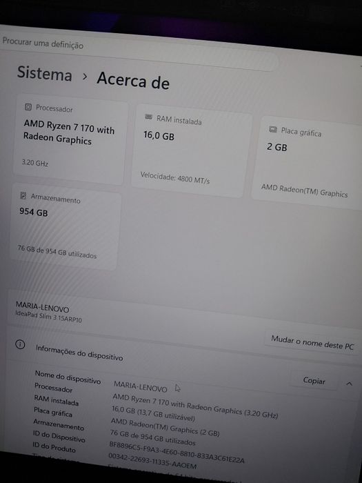 Pc Lenovo novo, oferta da mochila lenovo