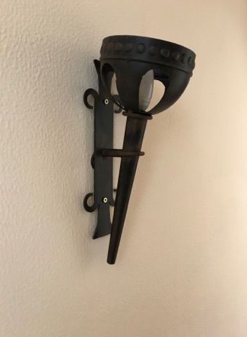 Apliques parede com ligação electrica