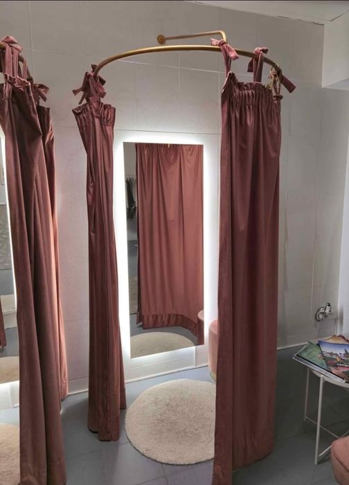 Varão redondo provador loja