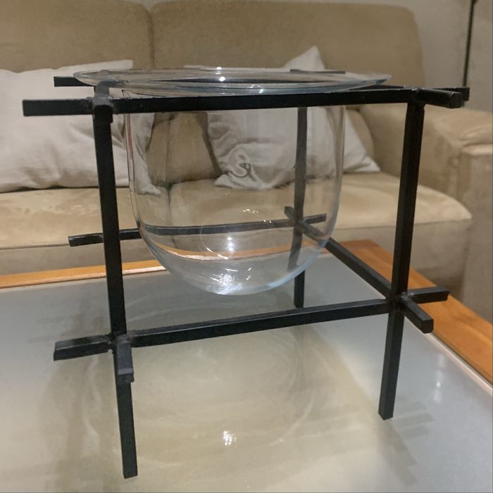 Peça decoração transparente