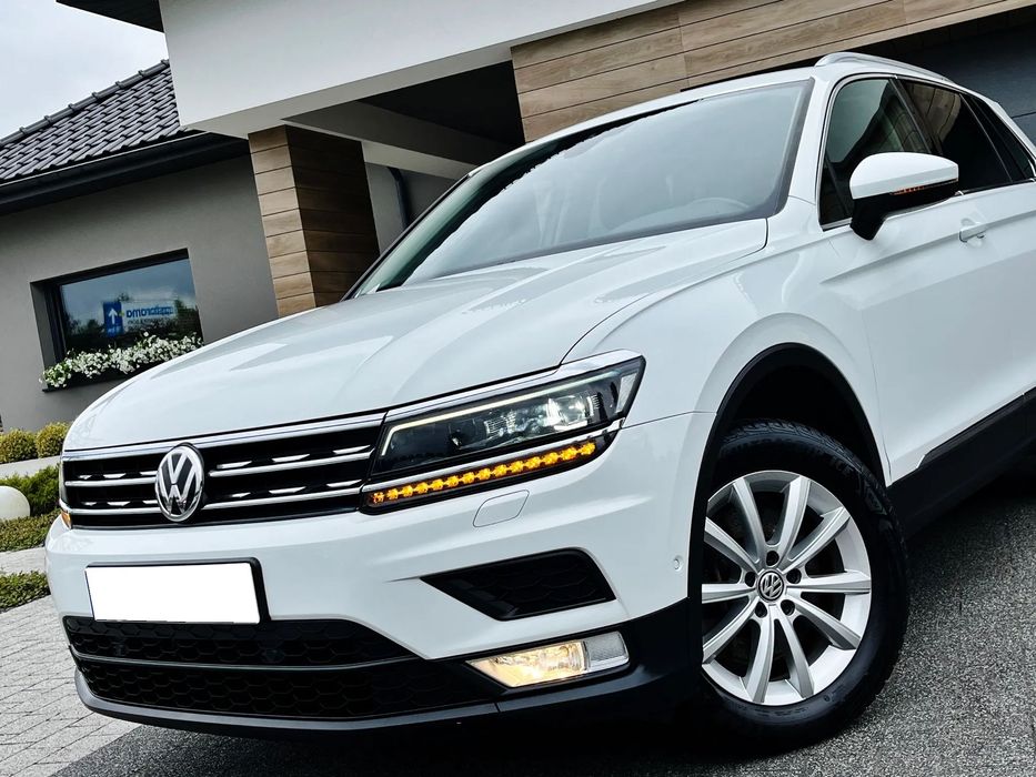 Volkswagen Tiguan 100%Bezwypadek LED ALCANTARA NAVI KAMERAwebastoMasażeKlima3streEUROPA