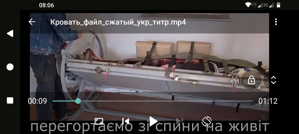 Уникальная Кровать медицинская функциональная противопролежневая