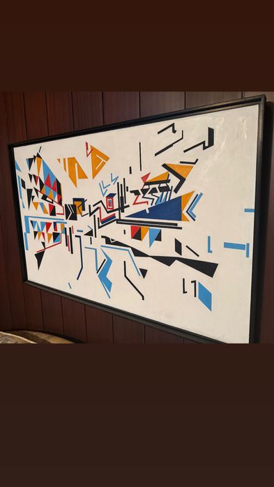 Quadro Nadir Afonso “jazz note” 1971